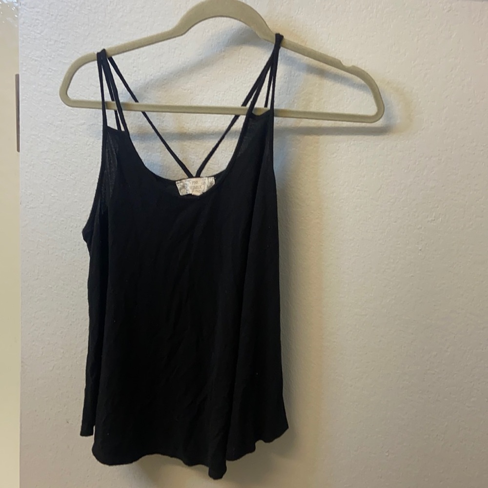 super cute pink republic black tank